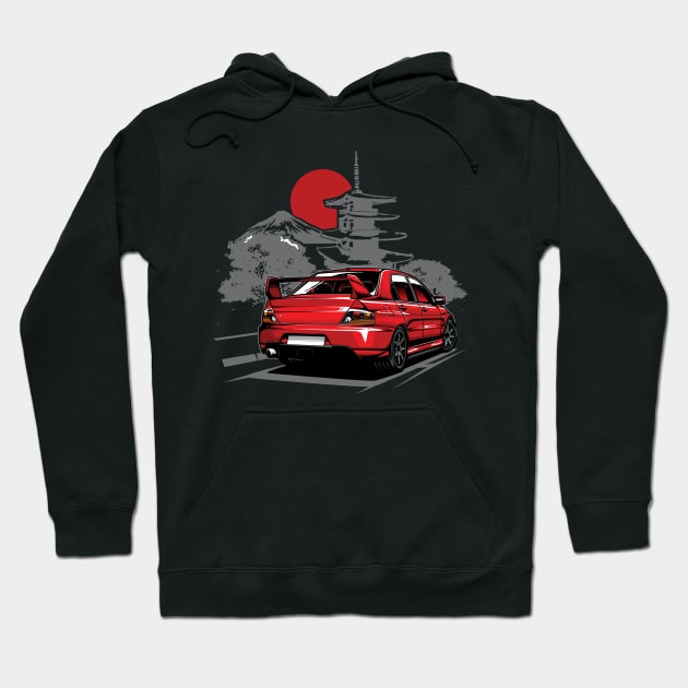 Mitsubishi Evolution Hoodie by JDMAPEX